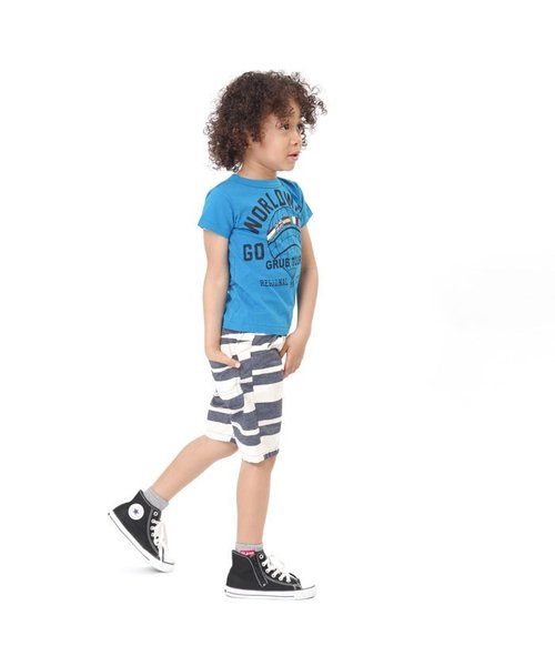 BREEZE（ブリーズ）の「太ボーダーパンツ 5分丈（その他パンツ・キッズ・ネイビー/イエロー/グリーン/レッド・100/120/95/80/90/130/110/140）」の15枚目の写真