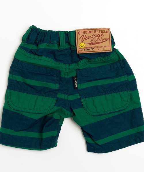 BREEZE（ブリーズ）の「太ボーダーパンツ 5分丈（その他パンツ・キッズ・ネイビー/イエロー/グリーン/レッド・100/120/95/80/90/130/110/140）」の11枚目の写真