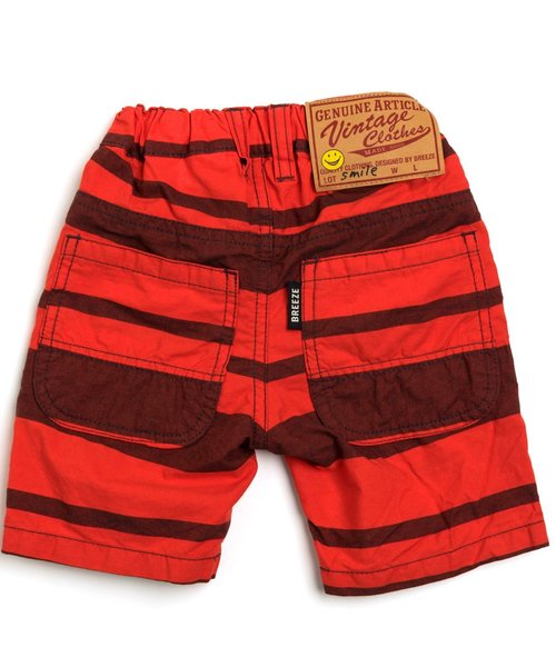 BREEZE（ブリーズ）の「太ボーダーパンツ 5分丈（その他パンツ・キッズ・ネイビー/イエロー/グリーン/レッド・100/120/95/80/90/130/110/140）」の13枚目の写真