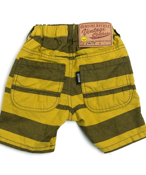 BREEZE（ブリーズ）の「太ボーダーパンツ 5分丈（その他パンツ・キッズ・ネイビー/イエロー/グリーン/レッド・100/120/95/80/90/130/110/140）」の14枚目の写真