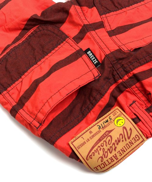 BREEZE（ブリーズ）の「太ボーダーパンツ 5分丈（その他パンツ・キッズ・ネイビー/イエロー/グリーン/レッド・100/120/95/80/90/130/110/140）」の7枚目の写真