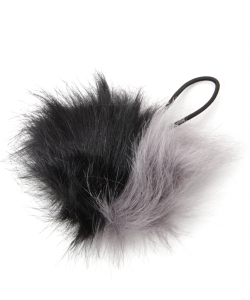 GLOBAL WORK（グローバルワーク）の「【抗菌防臭】ファーニットワッチ/763691（ニットキャップ/ビーニー・レディース・ホワイト/ブラック/グレー・FREE）」の5枚目の写真