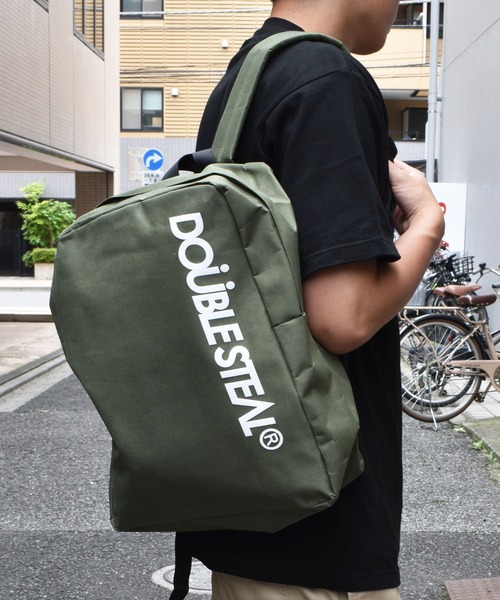 DOUBLE STEAL（ダブルスティール）の「CUBE バックパック（バックパック/リュック・メンズ・ブラック/カーキ・FREE）」の11枚目の写真