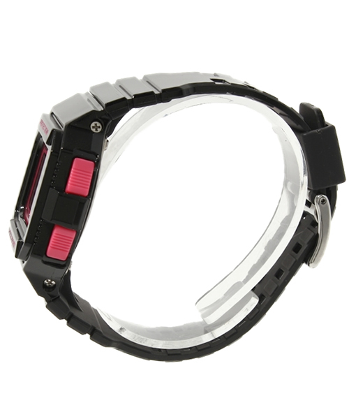 CIAOPANIC（チャオパニック）の「【CASIO】G-SHOCK MINI（アナログ腕時計・メンズ・ブラック×ピンク・FREE）」の2枚目の写真