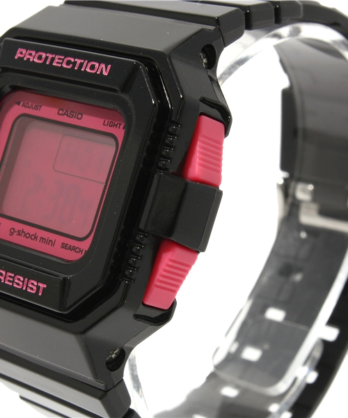 CIAOPANIC（チャオパニック）の「【CASIO】G-SHOCK MINI（アナログ腕時計・メンズ・ブラック×ピンク・FREE）」の4枚目の写真