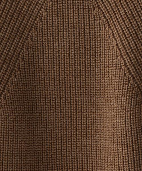 BATONER（バトナー）の「＜BATONER＞ AZE CREW KNIT/ﾆｯﾄ ◆（ニット/セーター・メンズ・ベージュ/オリーブ/ダークグレー/ブラック・1/2/3）」の17枚目の写真