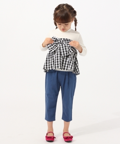 GLOBAL WORK(グローバルワーク)の「【キッズ】ストレッチテーパードパンツ(無地)/776070(その他パンツ・キッズ・ベージュ/ネイビー/ブルー/ライトピンク・SMALL/MEDIUM/LARGE/X-LARGE/XX-LARGE)」の12枚目の写真