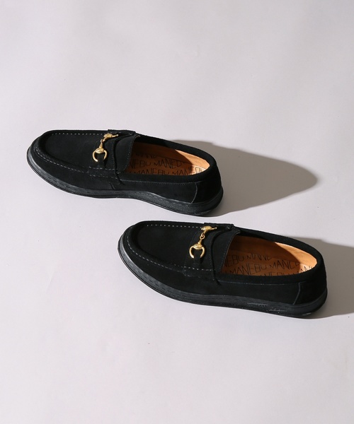 MANEBU（マネブ）の「◇MANEBU / マネブ BITCH SUEDE（ローファー・メンズ・ブラック・40/41/42）」の8枚目の写真