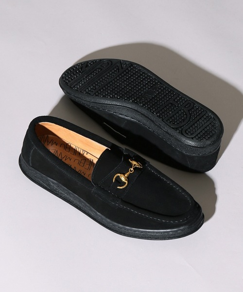 MANEBU（マネブ）の「◇MANEBU / マネブ BITCH SUEDE（ローファー・メンズ・ブラック・40/41/42）」の7枚目の写真