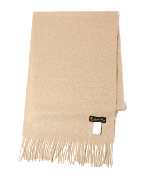 NANO universe（ナノユニバース）の「FF/ カシミアストール（マフラー・メンズ・オフホワイト/グレー/ベージュ/オレンジ/ボルドー/ブラウン/ネイビー/チャコール/ブラック・FREE）」の6枚目の写真