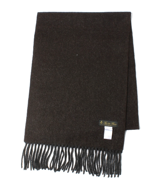 NANO universe（ナノユニバース）の「FF/ カシミアストール（マフラー・メンズ・オフホワイト/グレー/ベージュ/オレンジ/ボルドー/ブラウン/ネイビー/チャコール/ブラック・FREE）」の5枚目の写真