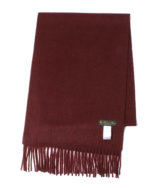 NANO universe（ナノユニバース）の「FF/ カシミアストール（マフラー・メンズ・オフホワイト/グレー/ベージュ/オレンジ/ボルドー/ブラウン/ネイビー/チャコール/ブラック・FREE）」の8枚目の写真