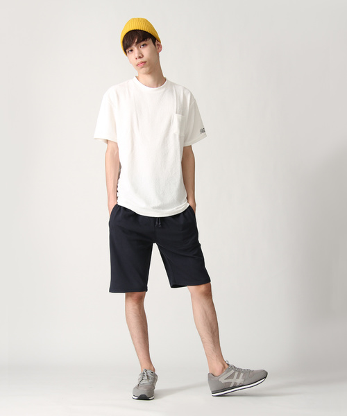ZIP FIVE(ジップファイブ)の「T/C裏毛スウェットショーツ(スウェットパンツ・メンズ・ホワイト/ブラック/パープル/ネイビー/レッド/イエロー/ブルー/チャコール/グリーン/杢グレー・LARGE/MEDIUM/SMALL/X-LARGE)」の22枚目の写真
