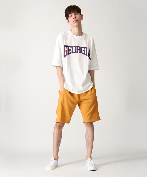 ZIP FIVE(ジップファイブ)の「T/C裏毛スウェットショーツ(スウェットパンツ・メンズ・ホワイト/ブラック/パープル/ネイビー/レッド/イエロー/ブルー/チャコール/グリーン/杢グレー・LARGE/MEDIUM/SMALL/X-LARGE)」の19枚目の写真