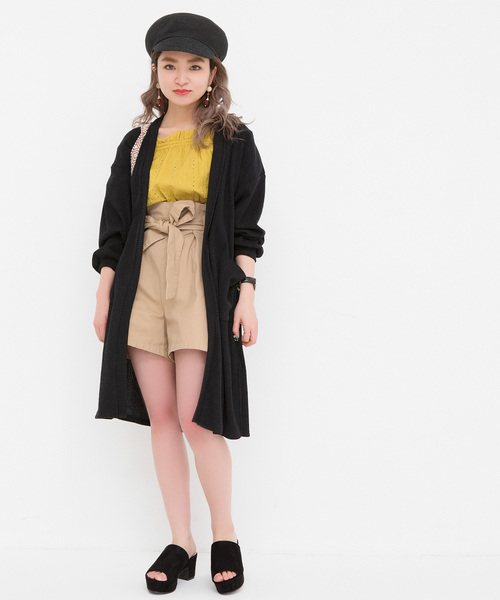 WEGO（ウィゴー）の「WEGO/スカラップオフショルブラウス（シャツ/ブラウス・レディース・オフホワイト/オレンジ/マスタード・FREE）」の20枚目の写真