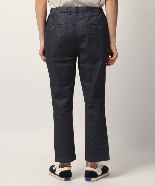 GLOBAL WORK（グローバルワーク）の「コットンリネンデニムアンクルパンツ/789039（デニムパンツ・メンズ・ネイビー/ブルー・LARGE/MEDIUM/SMALL）」の10枚目の写真