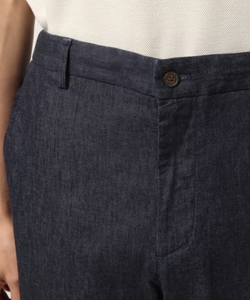 GLOBAL WORK（グローバルワーク）の「コットンリネンデニムアンクルパンツ/789039（デニムパンツ・メンズ・ネイビー/ブルー・LARGE/MEDIUM/SMALL）」の3枚目の写真
