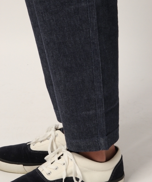 GLOBAL WORK（グローバルワーク）の「コットンリネンデニムアンクルパンツ/789039（デニムパンツ・メンズ・ネイビー/ブルー・LARGE/MEDIUM/SMALL）」の8枚目の写真