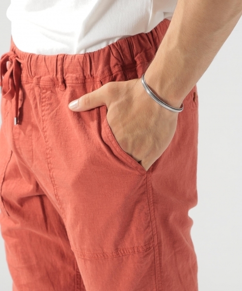 BAYFLOW（ベイフロー）の「リネンストレッチアンクルパンツ（その他パンツ・メンズ・ベージュ/オレンジ/ネイビー/ブルー・MEDIUM/LARGE/SMALL）」の15枚目の写真