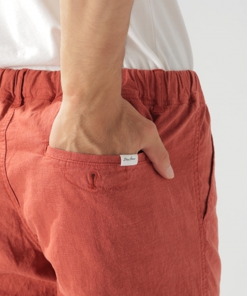 BAYFLOW（ベイフロー）の「リネンストレッチアンクルパンツ（その他パンツ・メンズ・ベージュ/オレンジ/ネイビー/ブルー・MEDIUM/LARGE/SMALL）」の17枚目の写真