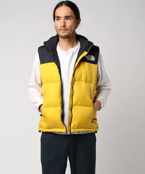 ノースフェイス ヌプシダウンベスト　イエローテール THE NORTH FACE（ノースフェイス） NOVELTY NUPTSE DOWN VEST