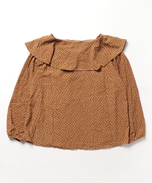 SPIGA(スピーガ)の「ドットフリルブラウス(シャツ/ブラウス・レディース・ブラック/レッド/イエロー・FREE)」の4枚目の写真