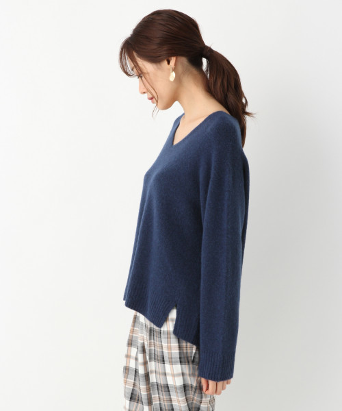 GLOBAL WORK(グローバルワーク)の「ラクーンコンVネックプルオーバー/792262(ニット/セーター・レディース・ピンク系その他3/グレー/ブルー/ベージュ・MEDIUM/LARGE)」の10枚目の写真