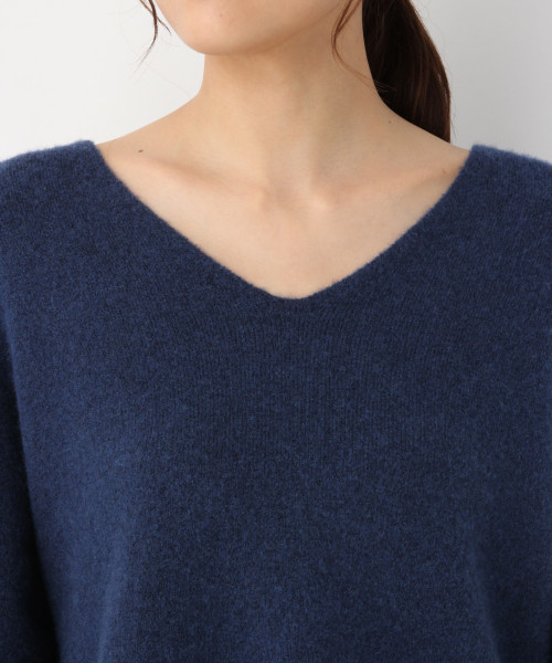 GLOBAL WORK(グローバルワーク)の「ラクーンコンVネックプルオーバー/792262(ニット/セーター・レディース・ピンク系その他3/グレー/ブルー/ベージュ・MEDIUM/LARGE)」の12枚目の写真