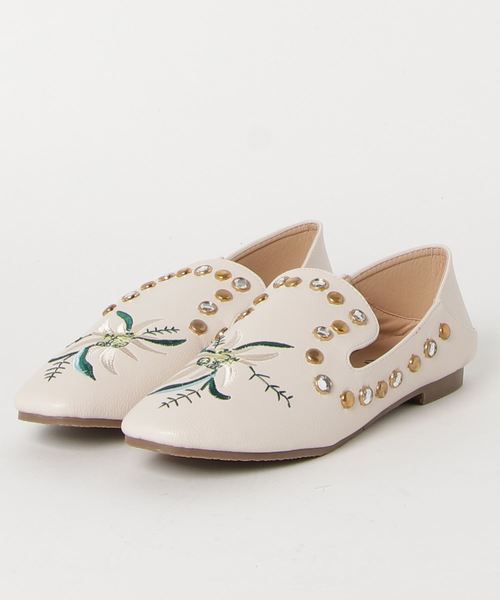 チャイハネ(チャイハネ)の「【チャイハネ】リリースタッズパンプス(パンプス・レディース・ホワイト/ブラック・MEDIUM/LARGE)」の9枚目の写真