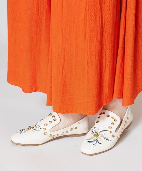 チャイハネ(チャイハネ)の「【チャイハネ】リリースタッズパンプス(パンプス・レディース・ホワイト/ブラック・MEDIUM/LARGE)」の7枚目の写真