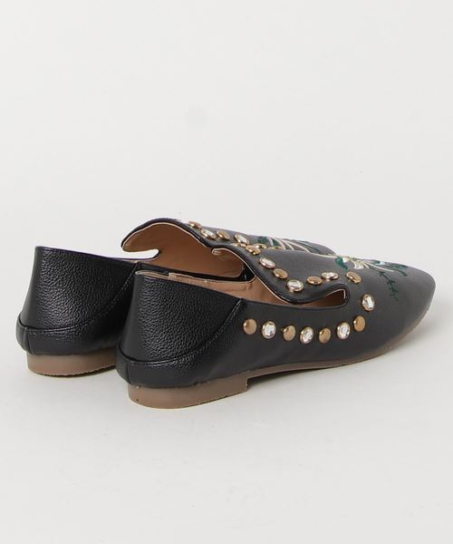 チャイハネ(チャイハネ)の「【チャイハネ】リリースタッズパンプス(パンプス・レディース・ホワイト/ブラック・MEDIUM/LARGE)」の4枚目の写真