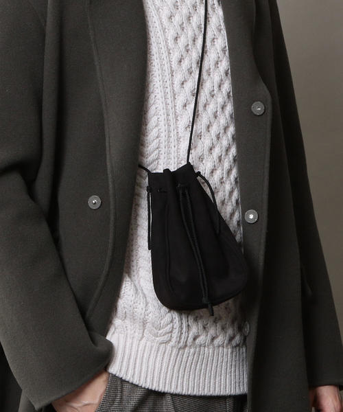 BEAUTY&YOUTH UNITED ARROWS(ビューティーアンドユースユナイテッドアローズ)の「【WEB限定】 by ミニ パース ショルダーバッグ ◆(ショルダーバッグ・メンズ・ベージュ/ブラック・FREE)」の1枚目の写真