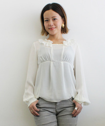 mystic | 【mystic20th】衿フリルブラウス(シャツ/ブラウス)