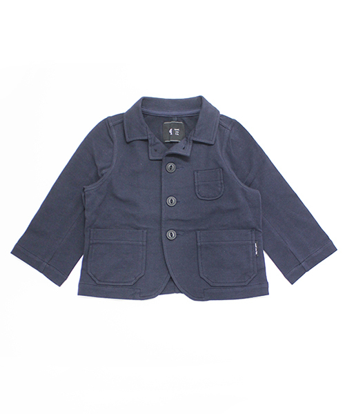 quoti use fith（クゥオティ　ユース　フィス）の「カットツイルイージーカバーオール（カバーオール・キッズ・ネイビー/グレー・100/110/120/130/90）」の3枚目の写真