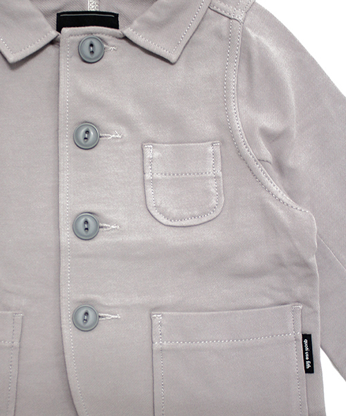 quoti use fith（クゥオティ　ユース　フィス）の「カットツイルイージーカバーオール（カバーオール・キッズ・ネイビー/グレー・100/110/120/130/90）」の5枚目の写真