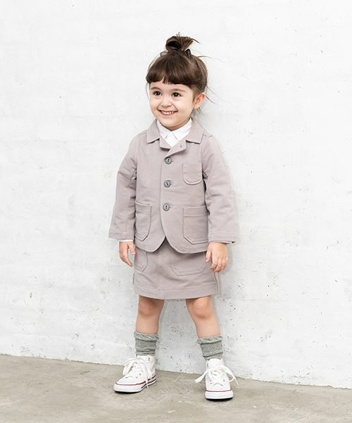 quoti use fith（クゥオティ　ユース　フィス）の「カットツイルイージーカバーオール（カバーオール・キッズ・ネイビー/グレー・100/110/120/130/90）」の14枚目の写真