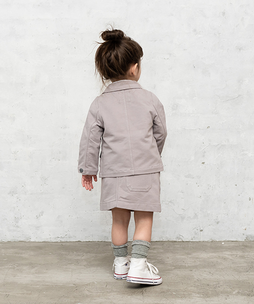 quoti use fith（クゥオティ　ユース　フィス）の「カットツイルイージーカバーオール（カバーオール・キッズ・ネイビー/グレー・100/110/120/130/90）」の13枚目の写真