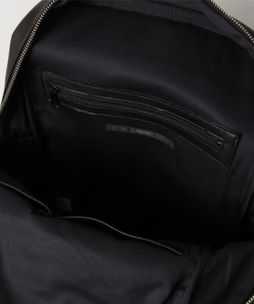 【DECADE】Cow Leather Back Pack Ruck 防水レザー DECADE（ディケイド）の「ウォータープルーフカウレザー・バック