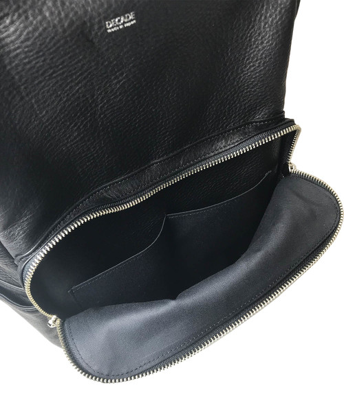 【DECADE】Cow Leather Back Pack Ruck 防水レザー DECADE（ディケイド）の「ウォータープルーフカウレザー・バック