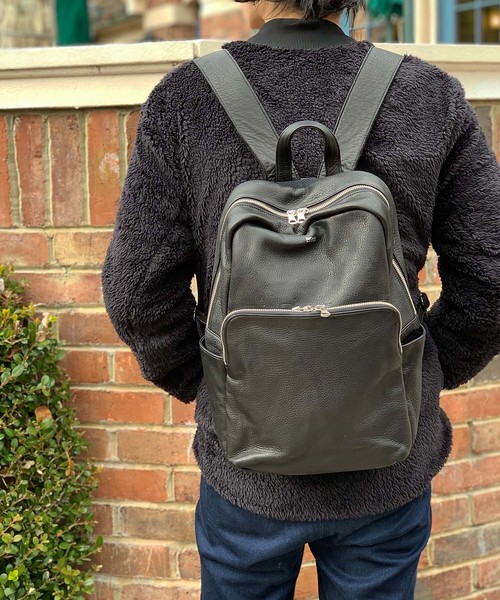 【DECADE】Cow Leather Back Pack Ruck 防水レザー DECADE（ディケイド）の「ウォータープルーフカウレザー・バック