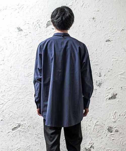 MinoriTY（マイノリティ）の「オーバーサイズドルマンシャツ ビッグシルエットシャツ（シャツ/ブラウス・メンズ・ブラック/ベージュ/ネイビー・M/L）」の15枚目の写真