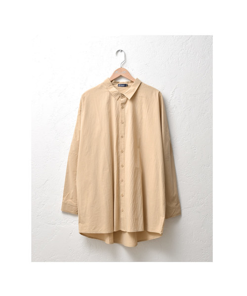 MinoriTY（マイノリティ）の「オーバーサイズドルマンシャツ ビッグシルエットシャツ（シャツ/ブラウス・メンズ・ブラック/ベージュ/ネイビー・M/L）」の11枚目の写真