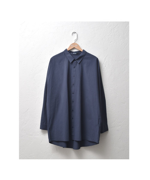 MinoriTY（マイノリティ）の「オーバーサイズドルマンシャツ ビッグシルエットシャツ（シャツ/ブラウス・メンズ・ブラック/ベージュ/ネイビー・M/L）」の4枚目の写真