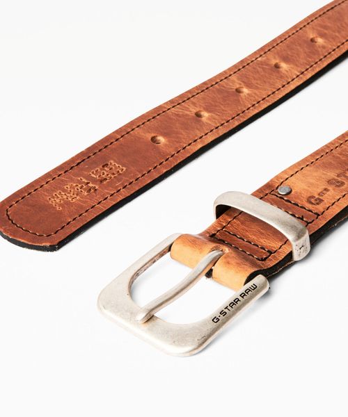 G-STAR（ジースター）の「Drego Belt（ベルト・メンズ・ライトブラウン/ダークブラック・90/100/80/85/95/75）」の5枚目の写真