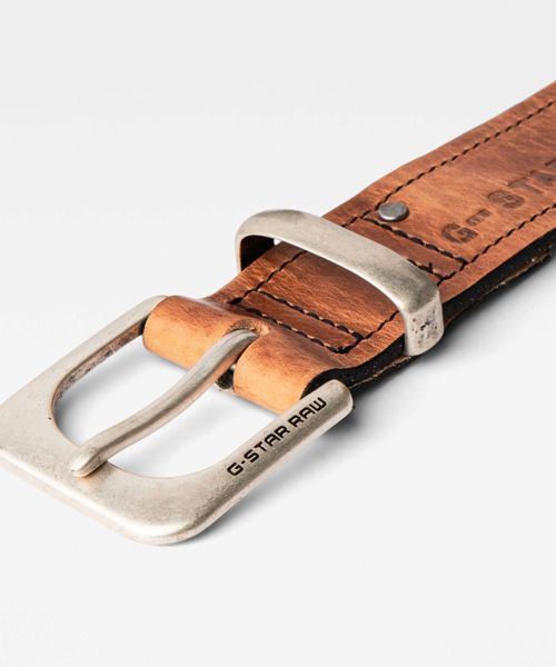 G-STAR（ジースター）の「Drego Belt（ベルト・メンズ・ライトブラウン/ダークブラック・90/100/80/85/95/75）」の6枚目の写真