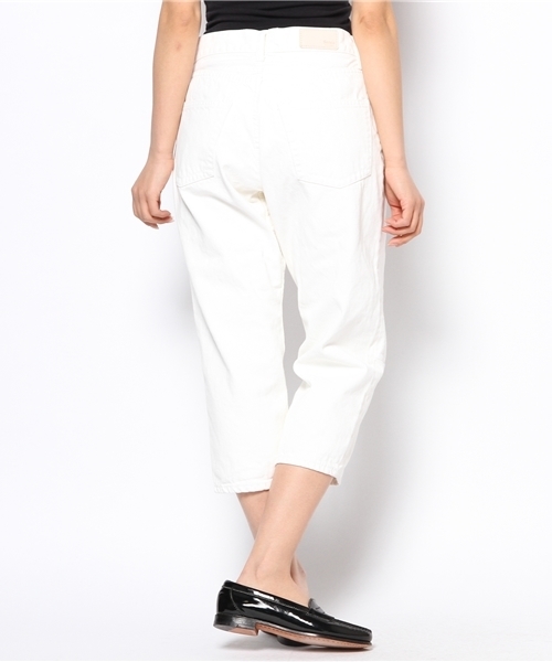 BEAMS BOY（ビームスボーイ）の「Sanca / ホワイト クロップドデニム（デニムパンツ・レディース・ホワイト・ONE SIZE）」の6枚目の写真