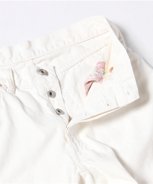 BEAMS BOY（ビームスボーイ）の「Sanca / ホワイト クロップドデニム（デニムパンツ・レディース・ホワイト・ONE SIZE）」の7枚目の写真