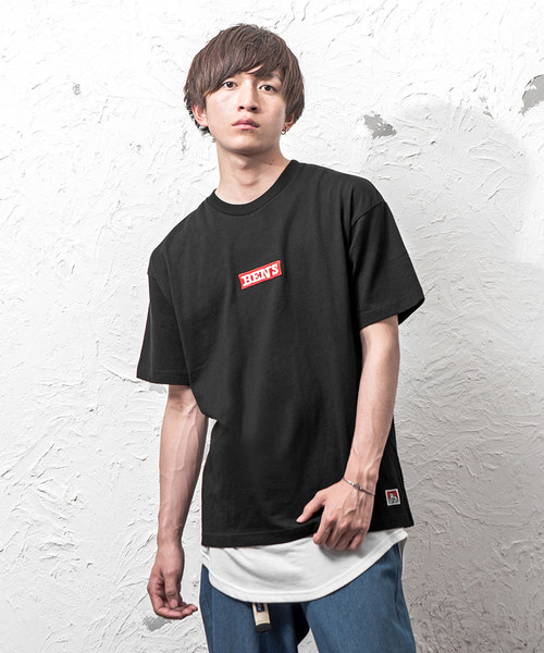 MinoriTY（マイノリティ）の「BEN DAVISボックスロゴTシャツ（Tシャツ/カットソー・メンズ・ホワイト/ブラック/ダークグリーン/イエロー/ブルー系その他・M/L/XL）」の3枚目の写真