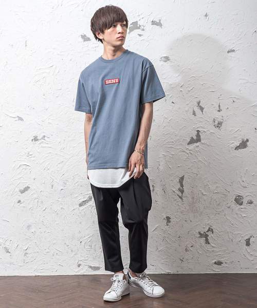 MinoriTY（マイノリティ）の「BEN DAVISボックスロゴTシャツ（Tシャツ/カットソー・メンズ・ホワイト/ブラック/ダークグリーン/イエロー/ブルー系その他・M/L/XL）」の15枚目の写真