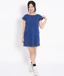 X-girl | FAUX DENIM DRESS(ワンピース)